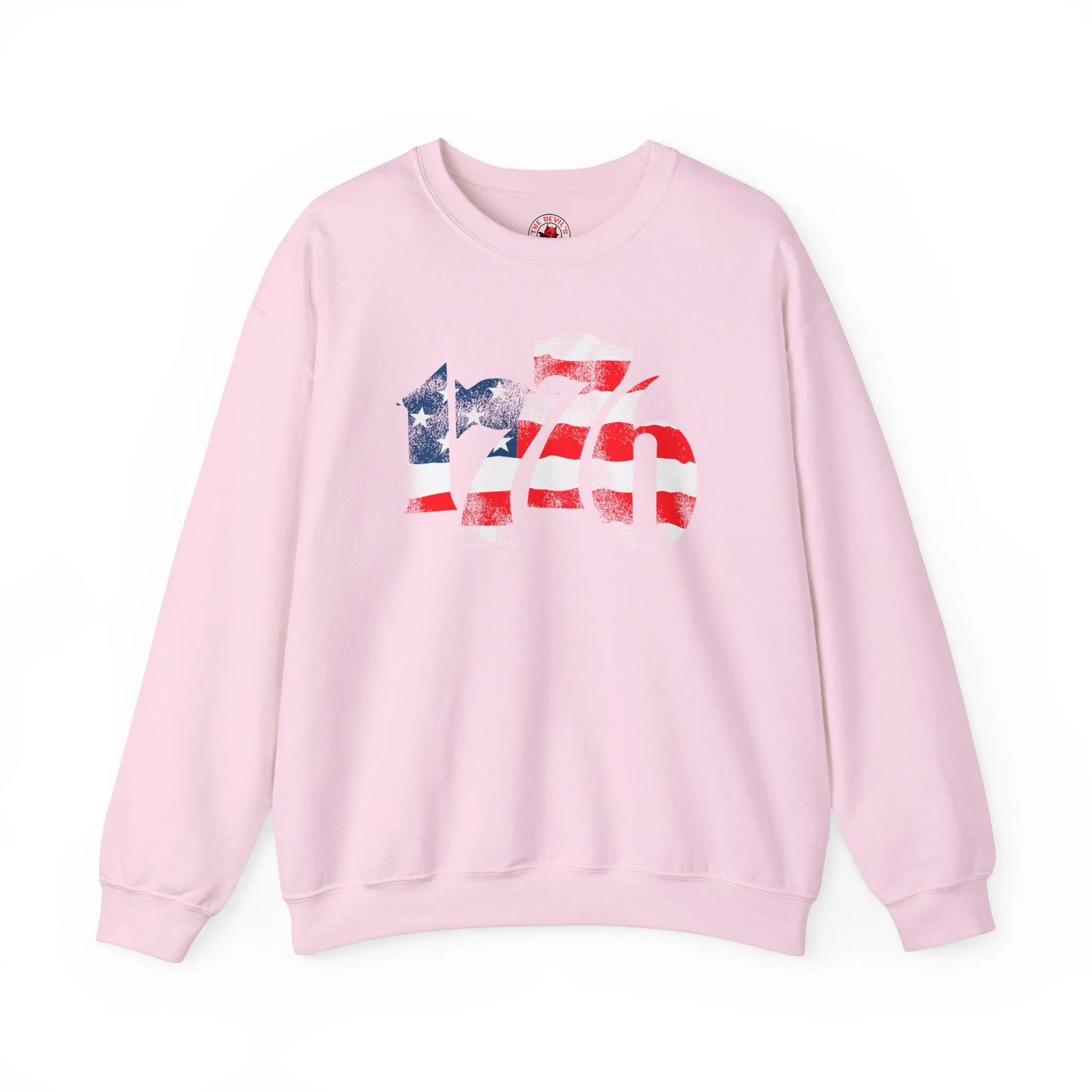 1776 American Flag Crewneck Sweatshirt