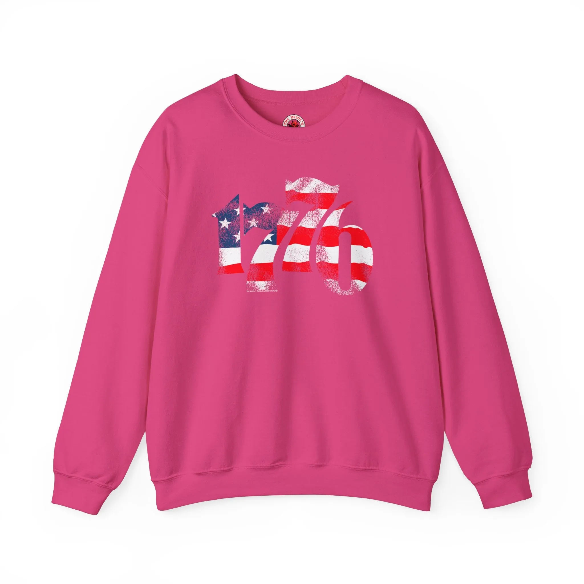 1776 American Flag Crewneck Sweatshirt