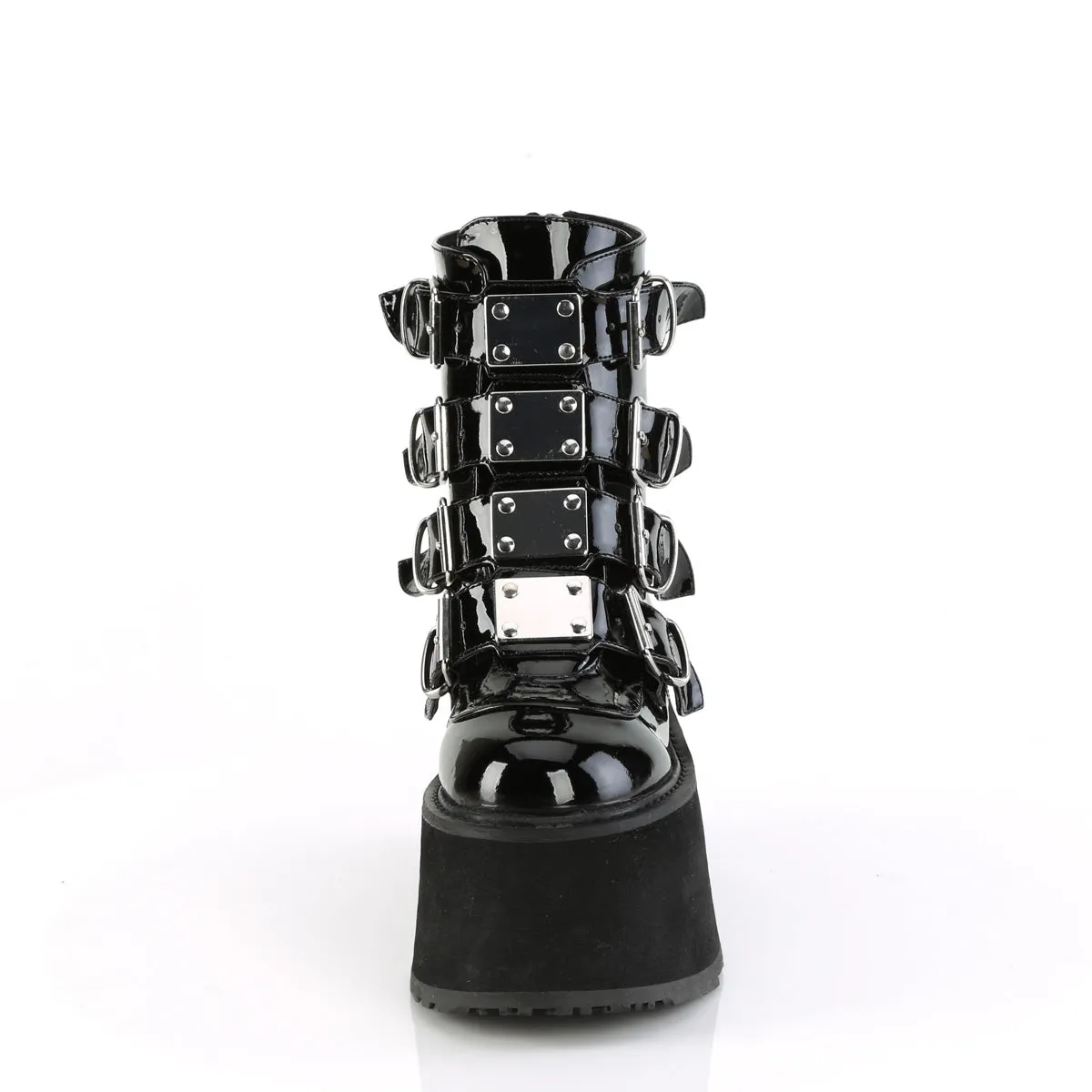 3 Inch Platform DAMNED-105 Black Patent