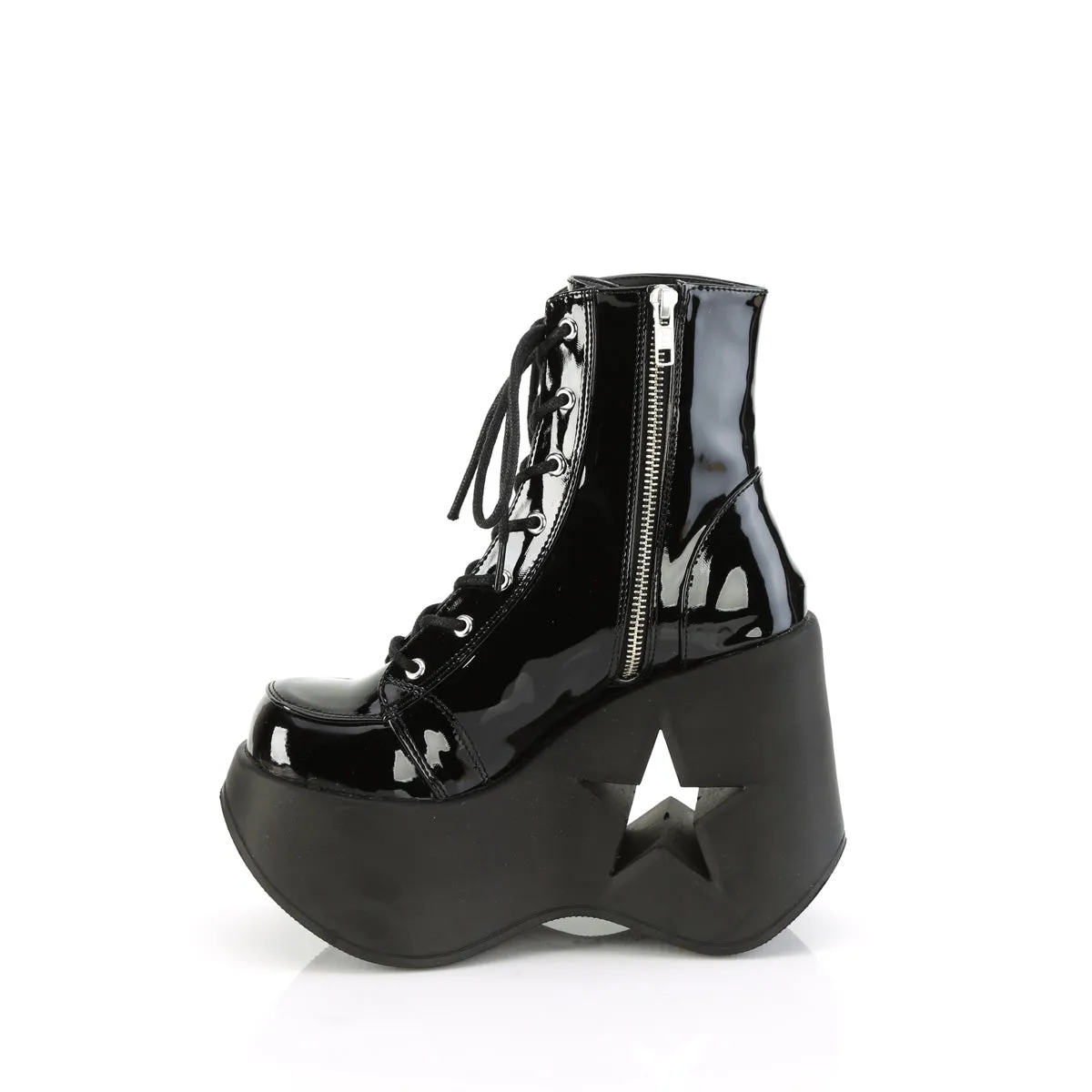 5 Inch Platform DYNAMITE-106 Black Patent