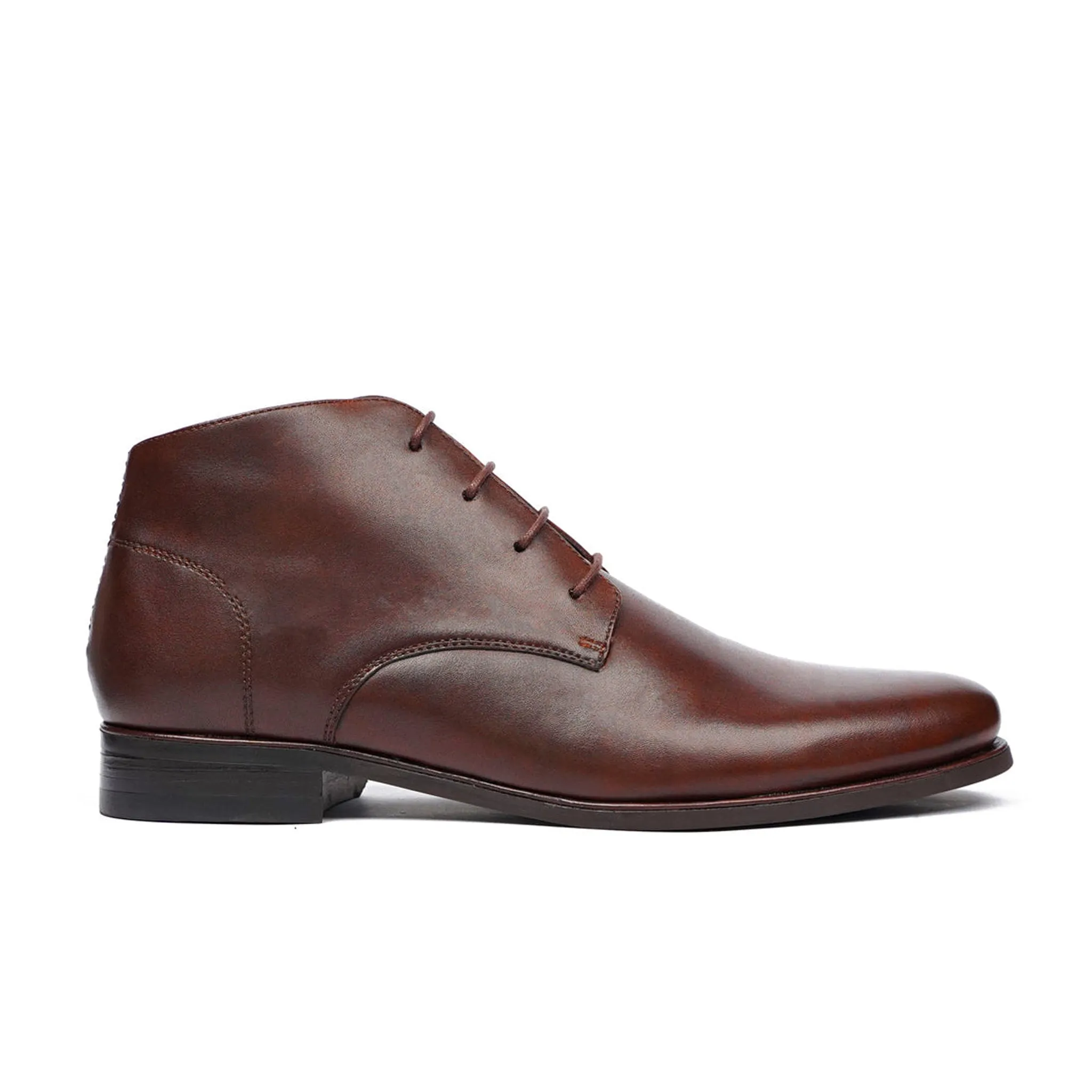 Abdo - Men's Reddish Brown Calf Leather Chukka Boot