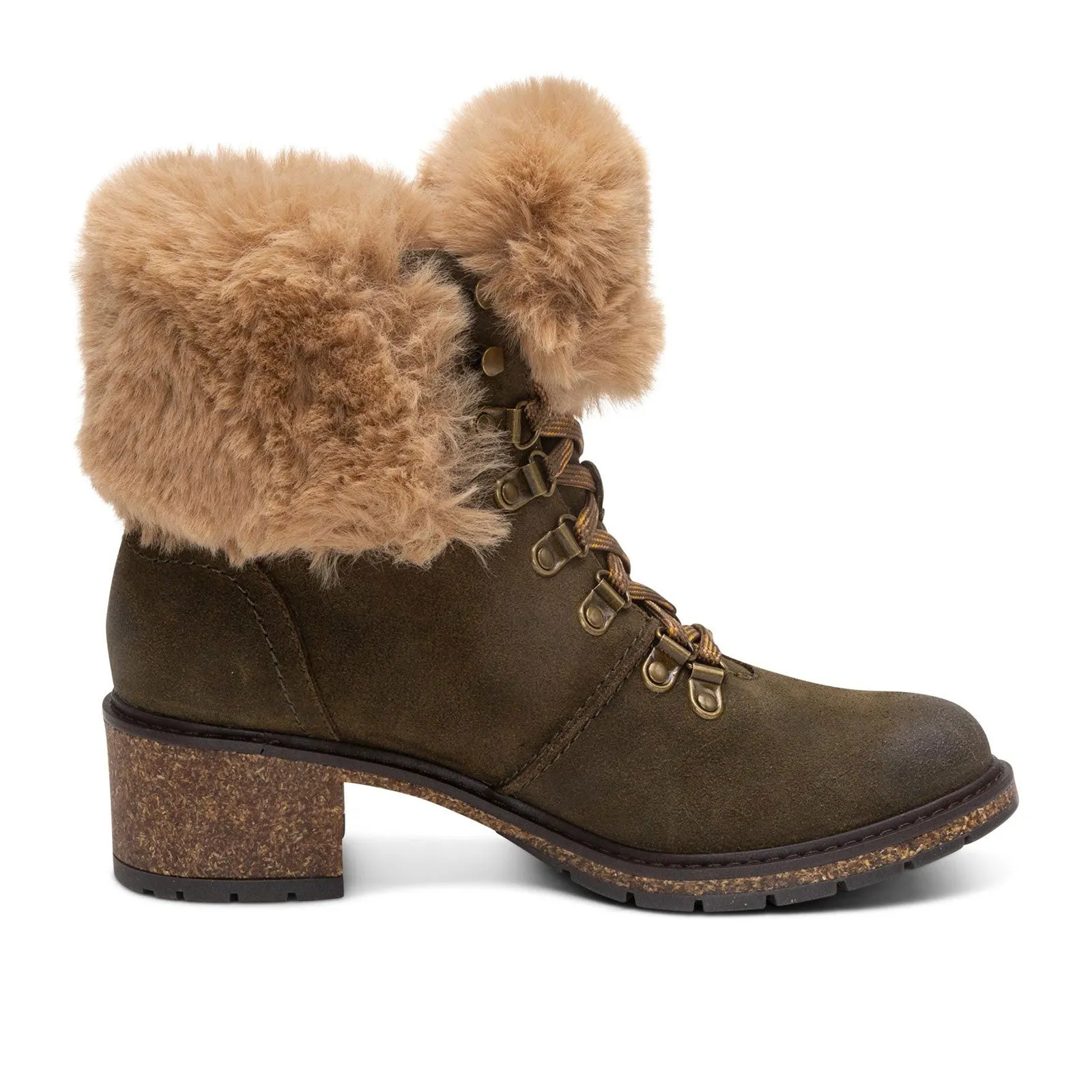 Aetrex Brooklyn Boot (Women) - Khaki