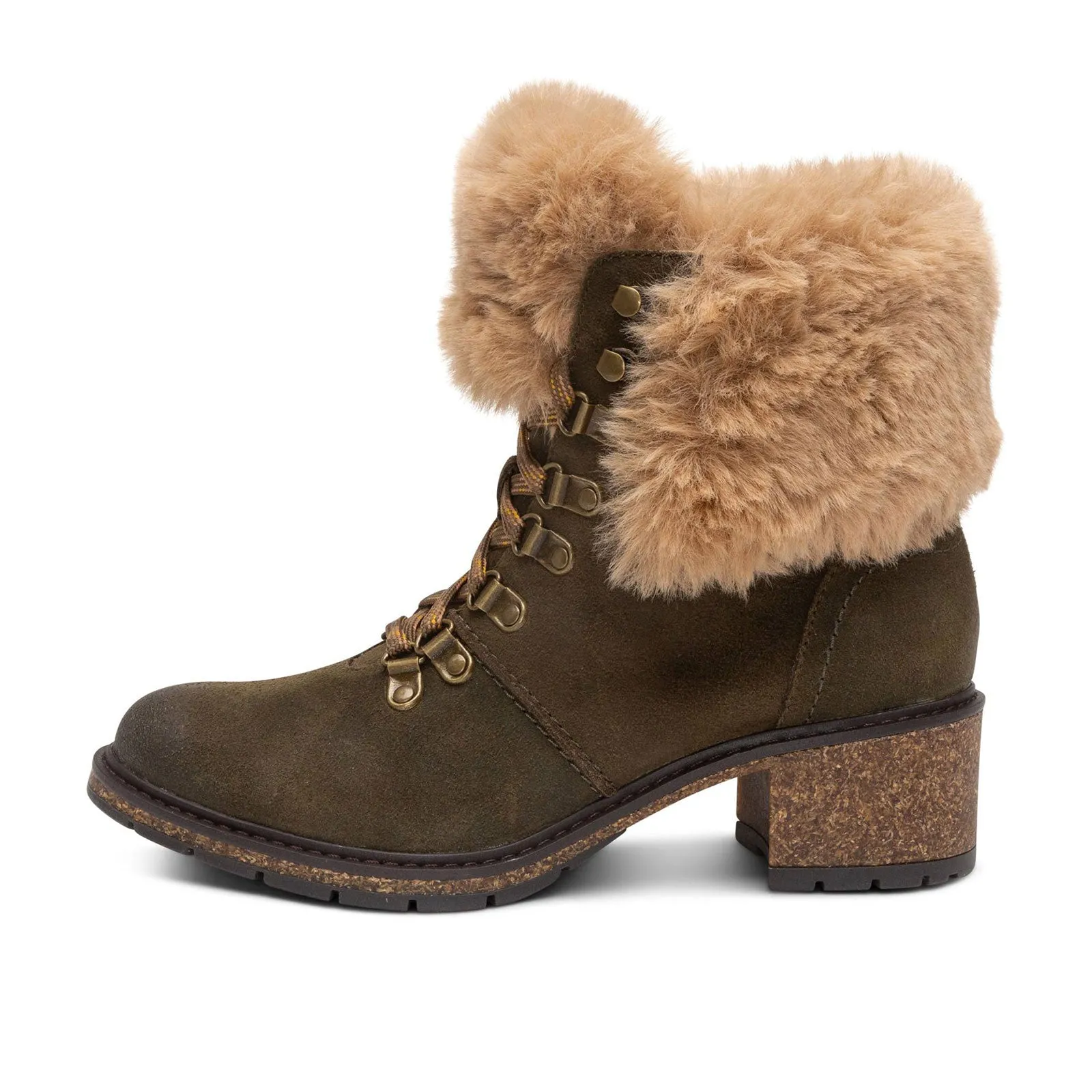 Aetrex Brooklyn Boot (Women) - Khaki