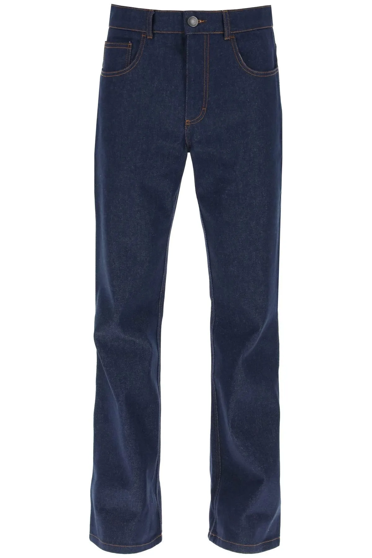 Ami paris flared jeans with dark wash