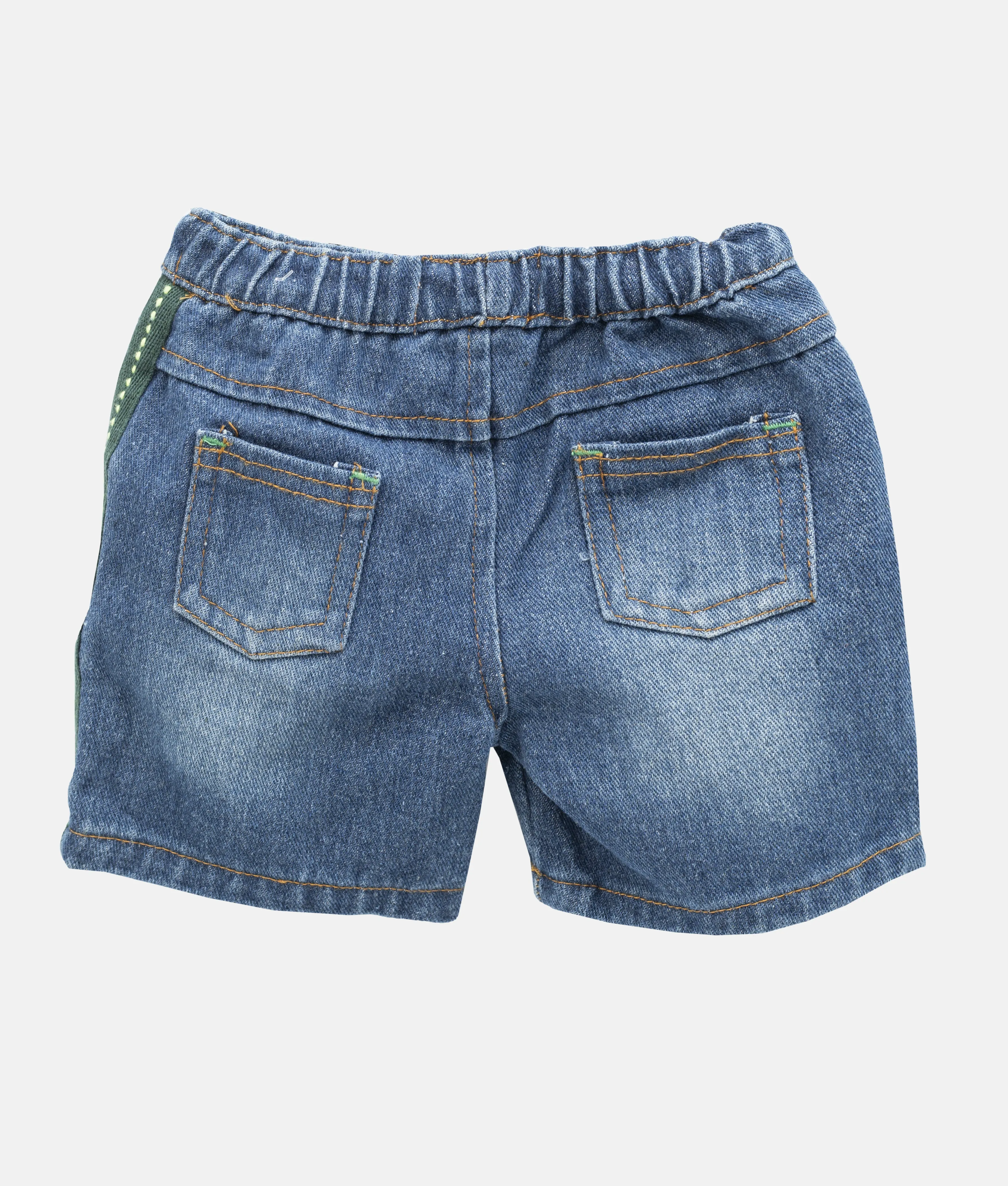 Baby Lee Cooper Denim Shorts - With Loop (Green)