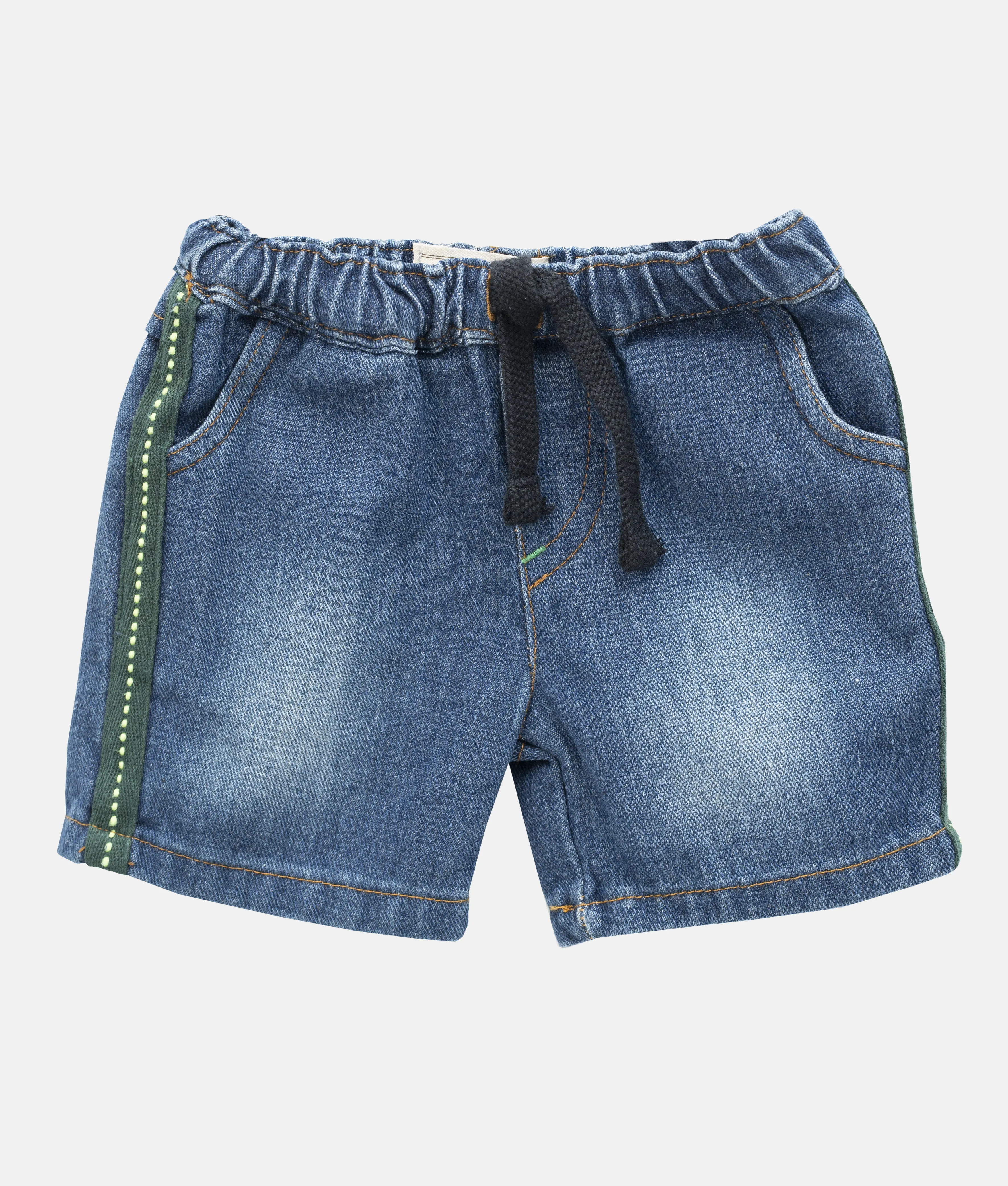 Baby Lee Cooper Denim Shorts - With Loop (Green)