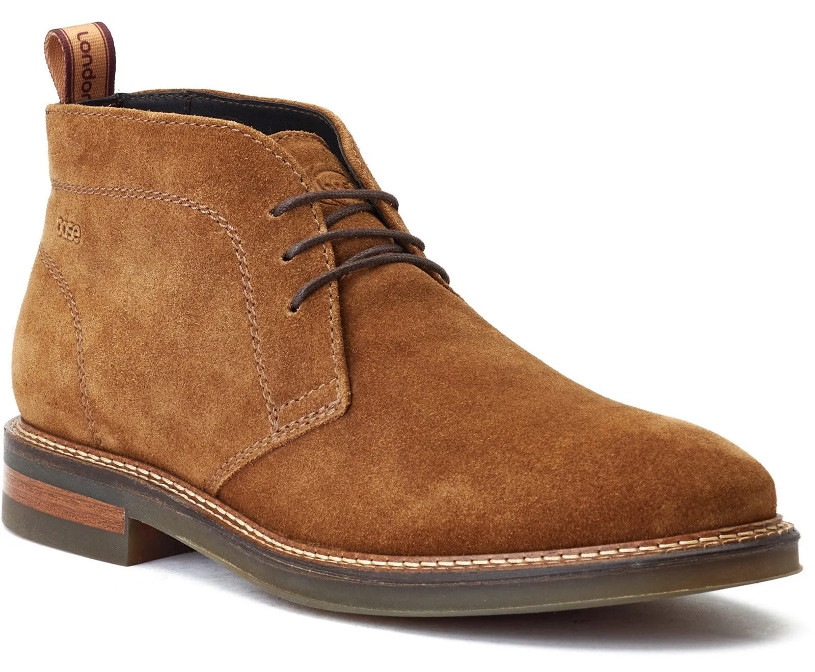 Base London Denali Mens Suede Leather Chukka Boot