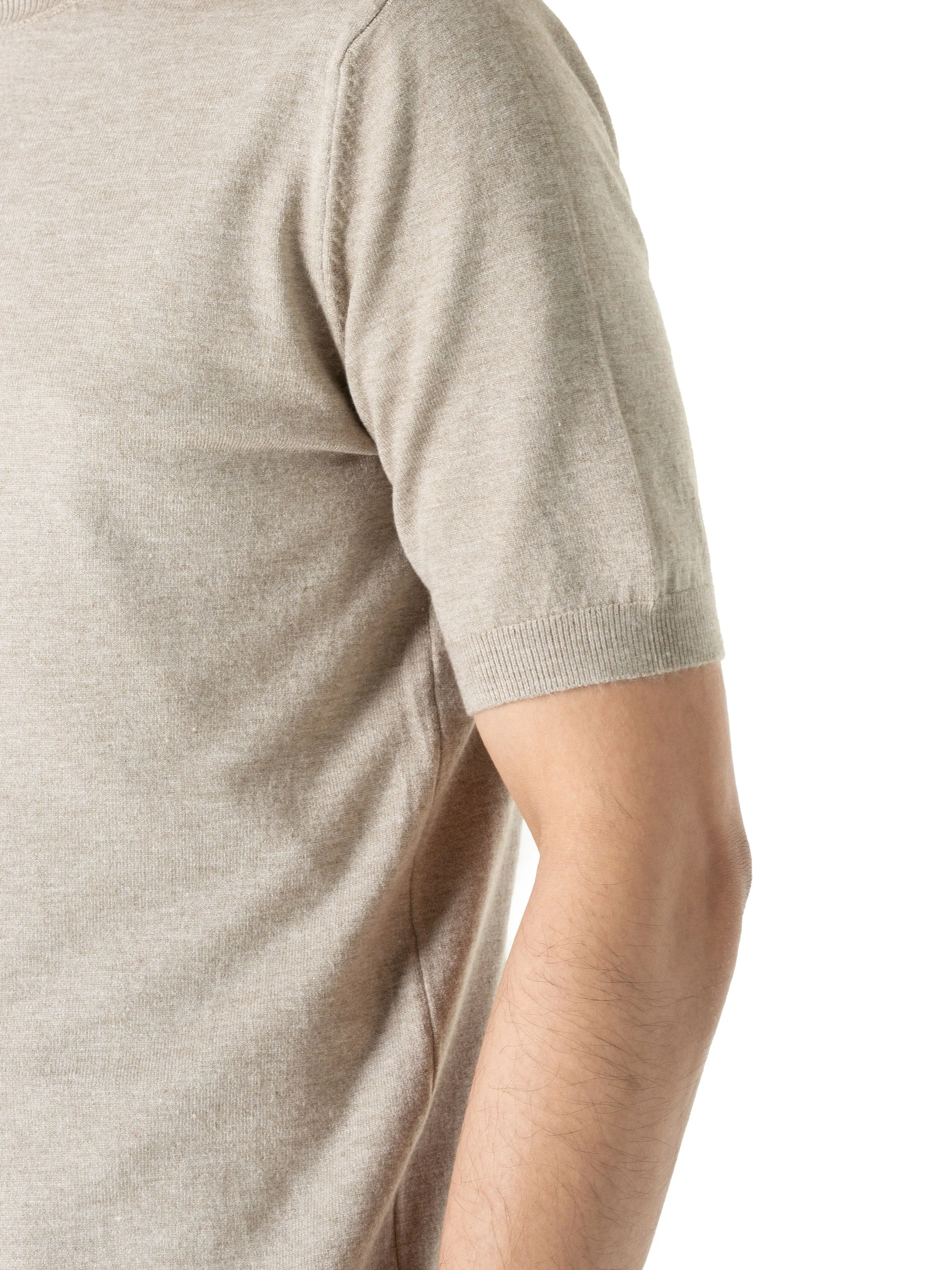 Basic Crew Neck Tee - Ash Grey