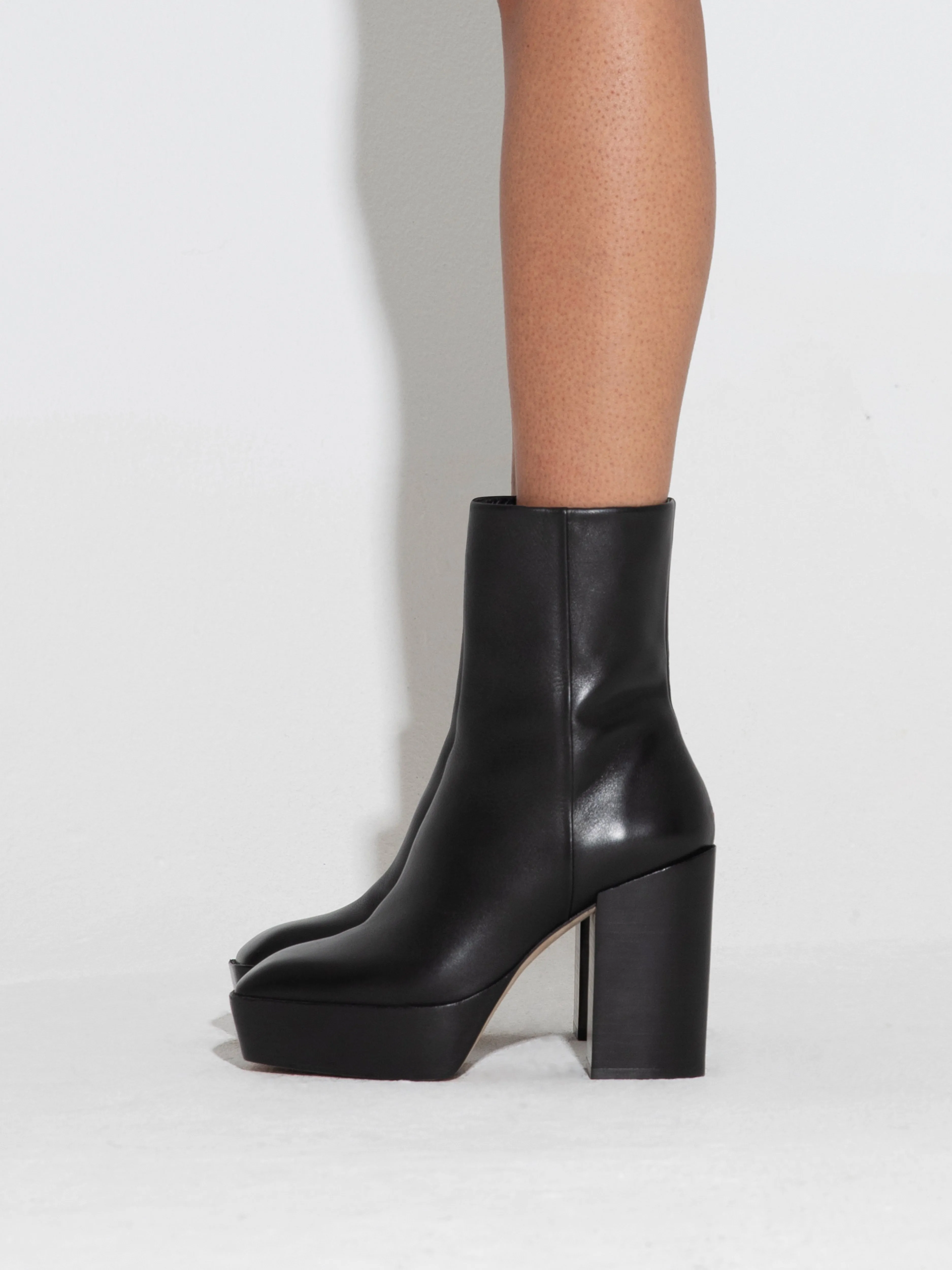 Berlin Leather Ankle Boots all