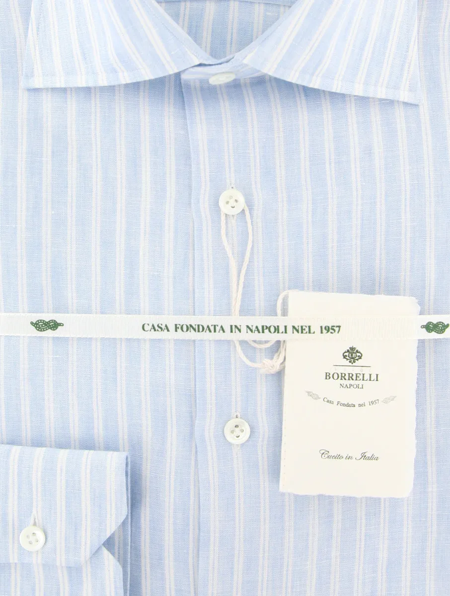 Borrelli Light Blue Shirt - Extra Slim