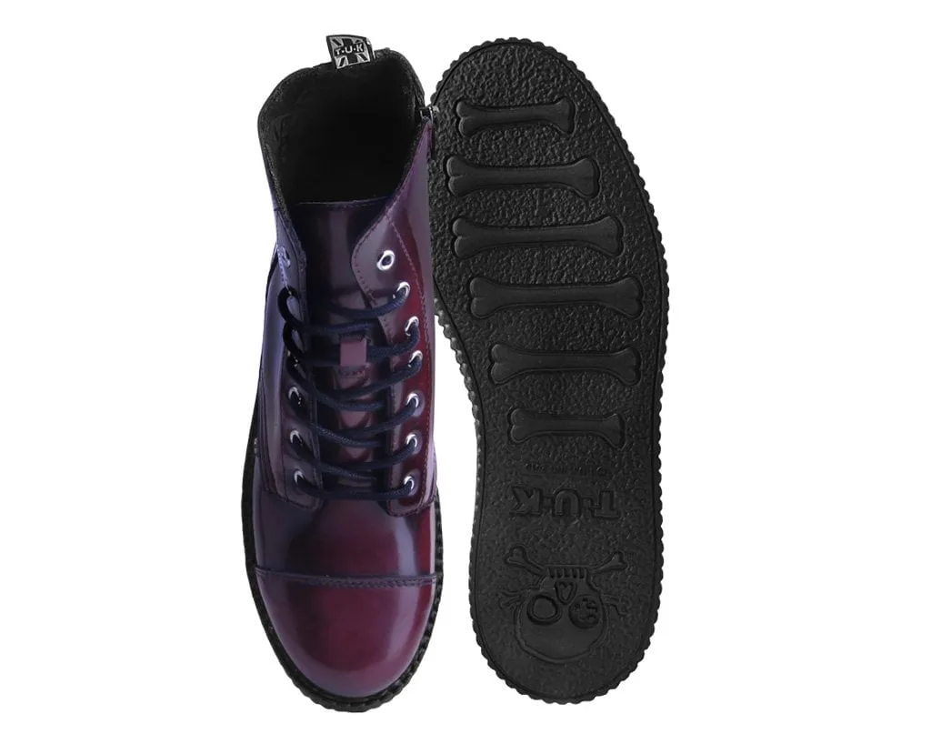 Burgundy Rub Off TUKskin 7-Eye Boot