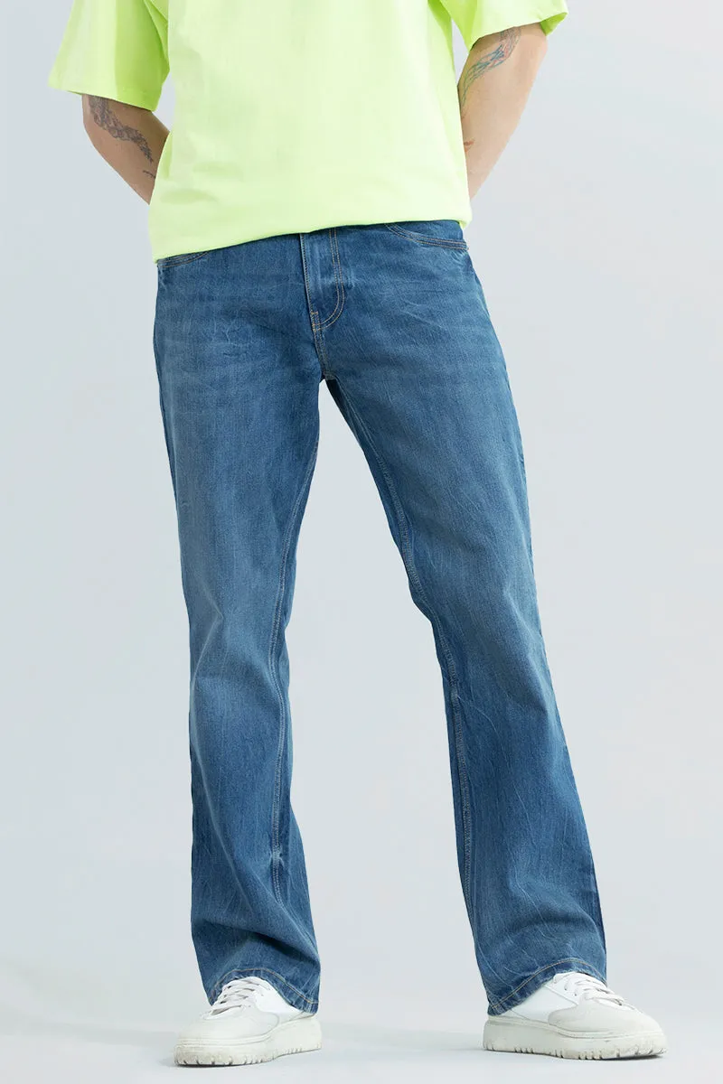 City Slicker Azure Blue Boot Cut Jeans