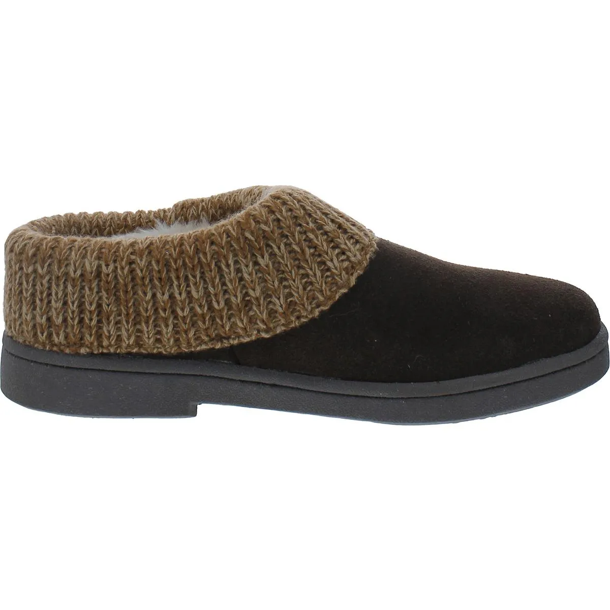 Clarks Womens Suede Slip On Bootie Slippers