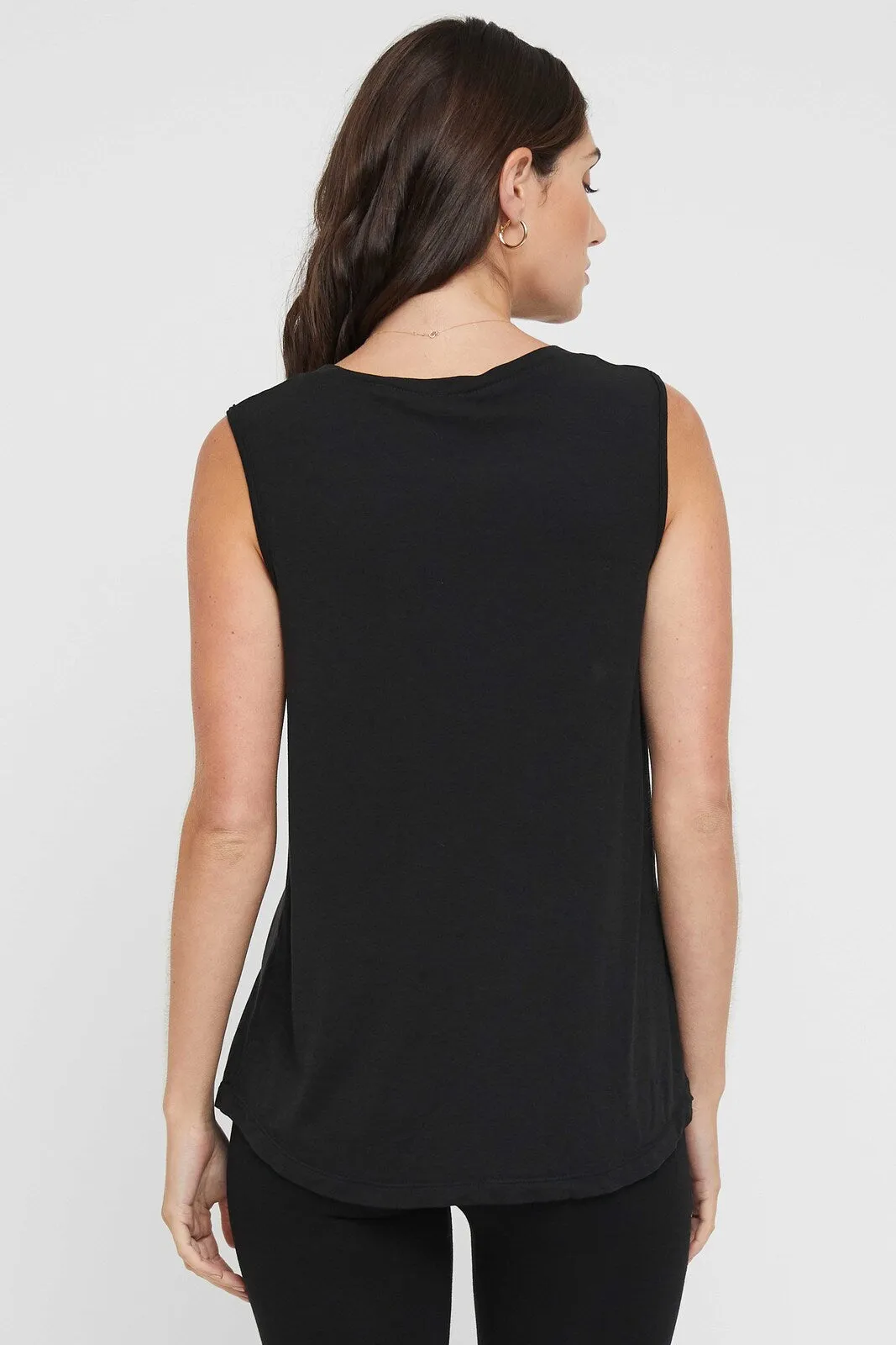 Classic Scoop Tank - Black