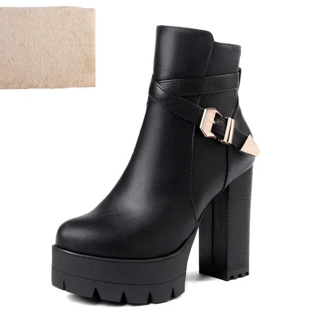 Cool Sexy Platform women's  Ankle Boots