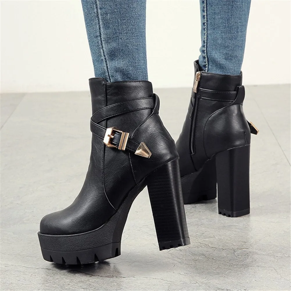 Cool Sexy Platform women's  Ankle Boots