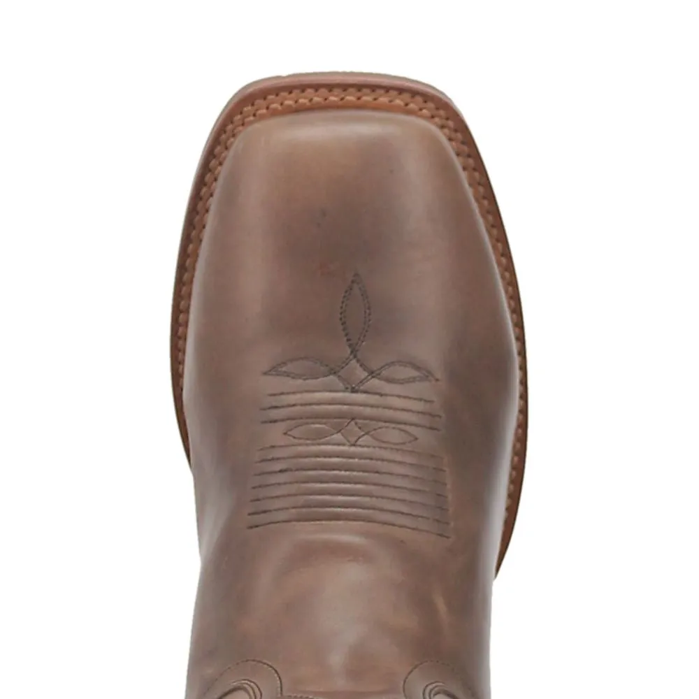 'Dan Post' Men's 11" Cogburn Western Square Toe - Taupe