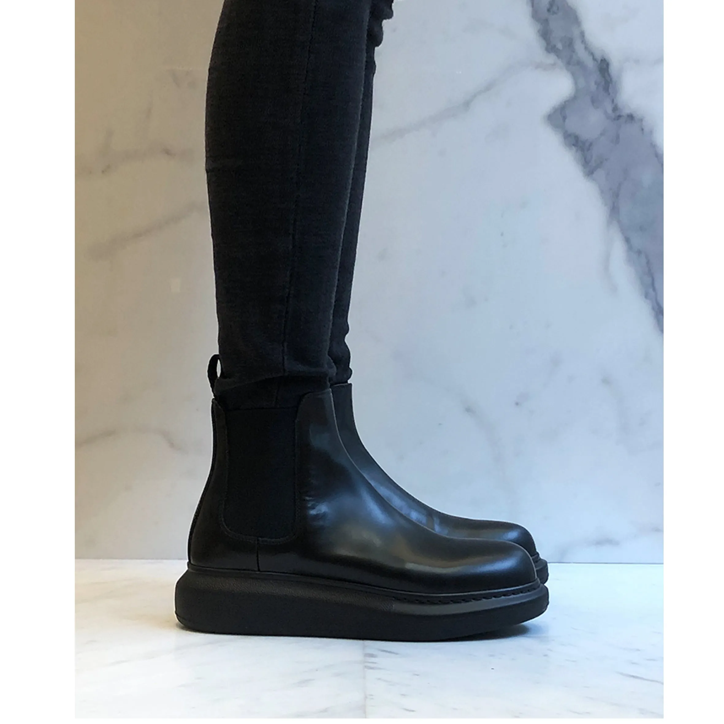 Es Chelsea Hybrid Boots, Black