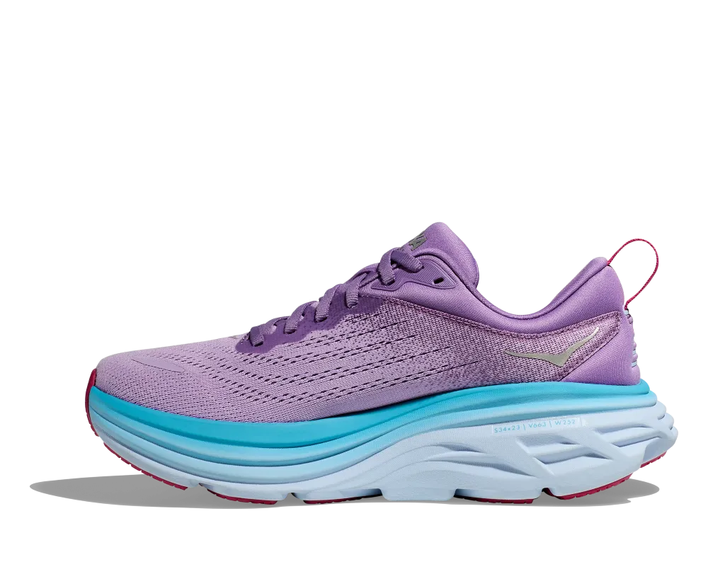 'HOKA' Women's Bondi 8 - Chalk Violet / Pastel Lilac