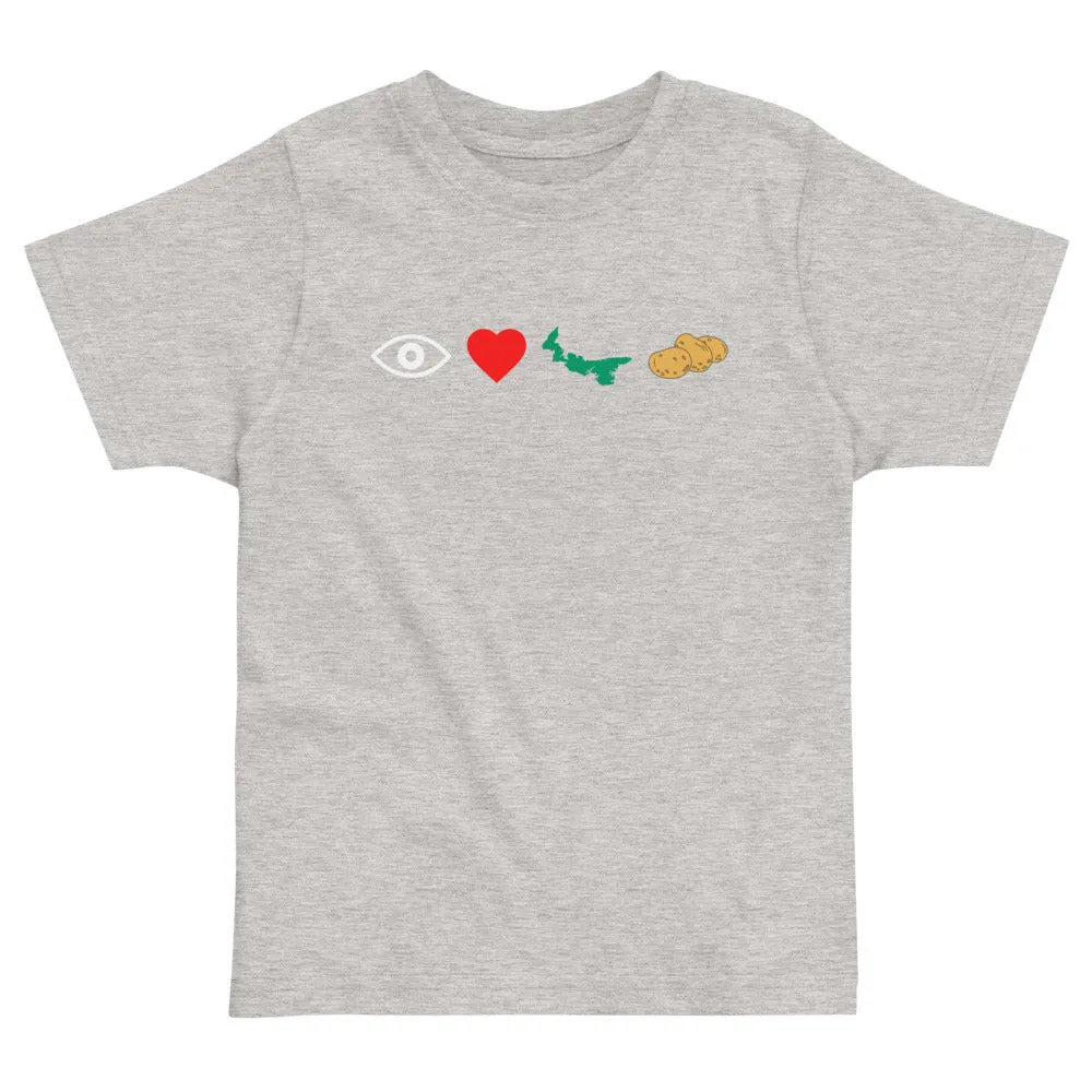 I Love PEI Potatoes Toddler T-Shirt