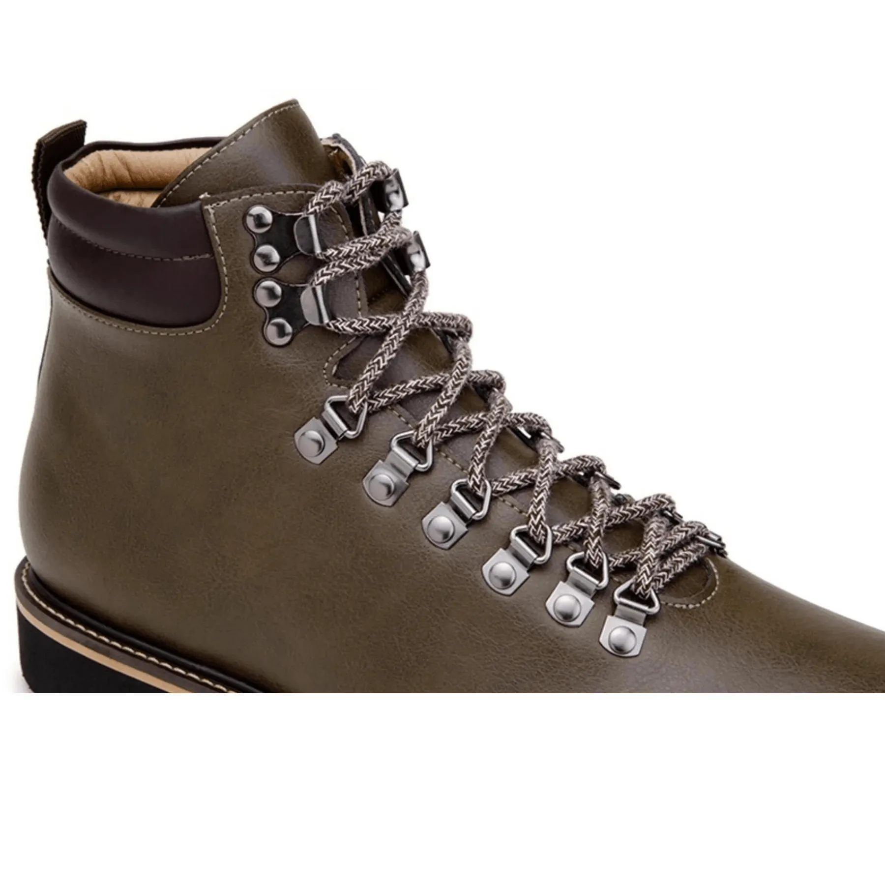 'Jeffery' Unisex Boots by Ahimsa - olive