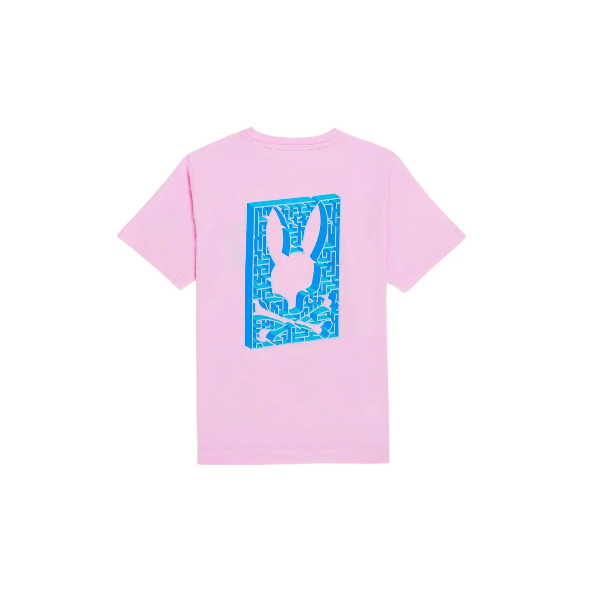 Kids Psycho Bunny Pisani Graphic Tee (Pure Pink)