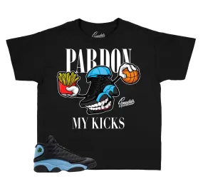 Kids - University Blue 13 Fly Kicks Shirt