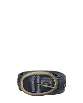 Kompanero Dubai French Navy Leather Belt