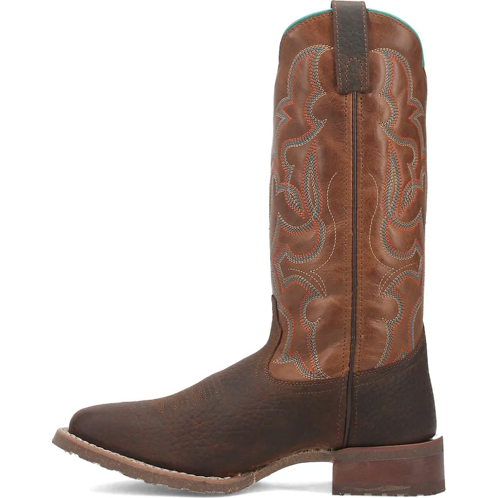 'Laredo' Men's 13" Odie Western Square Toe - Dark Brown