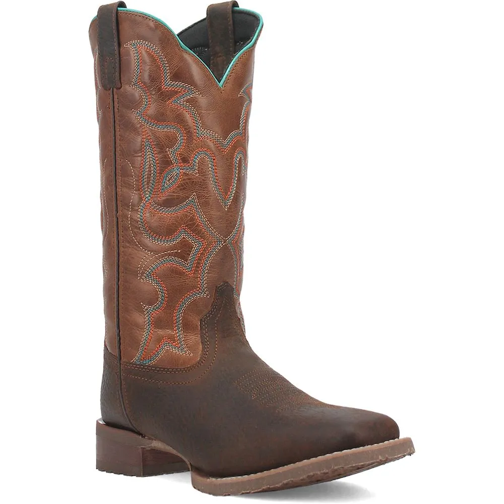 'Laredo' Men's 13" Odie Western Square Toe - Dark Brown