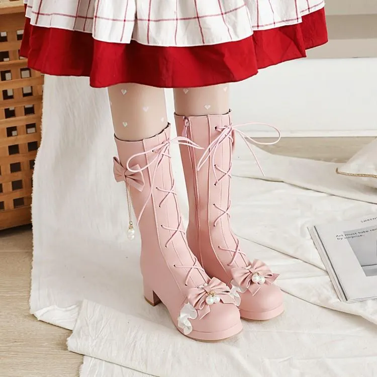 Lolita Knight Boots AD12699