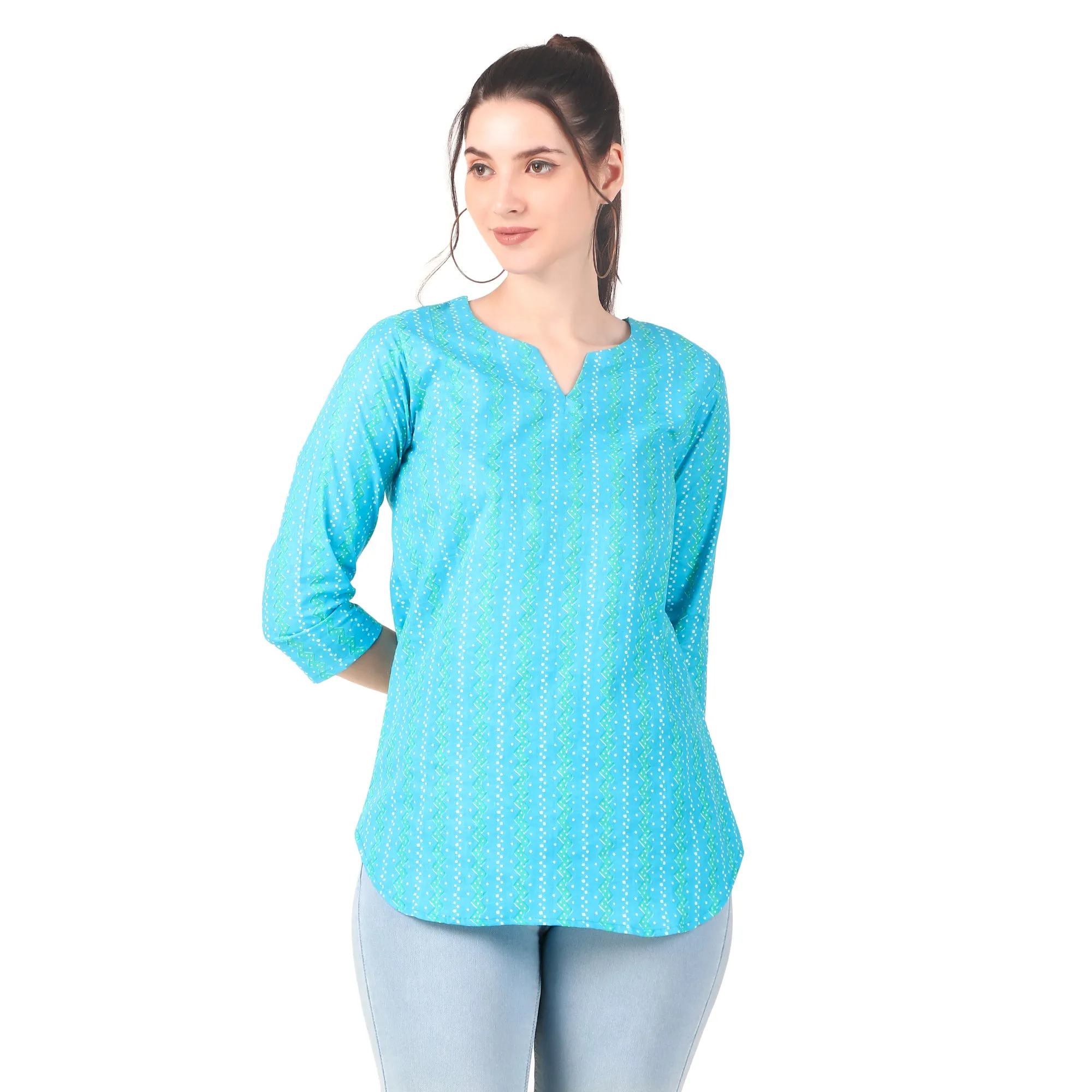 Magnetism Short Kurti for Women