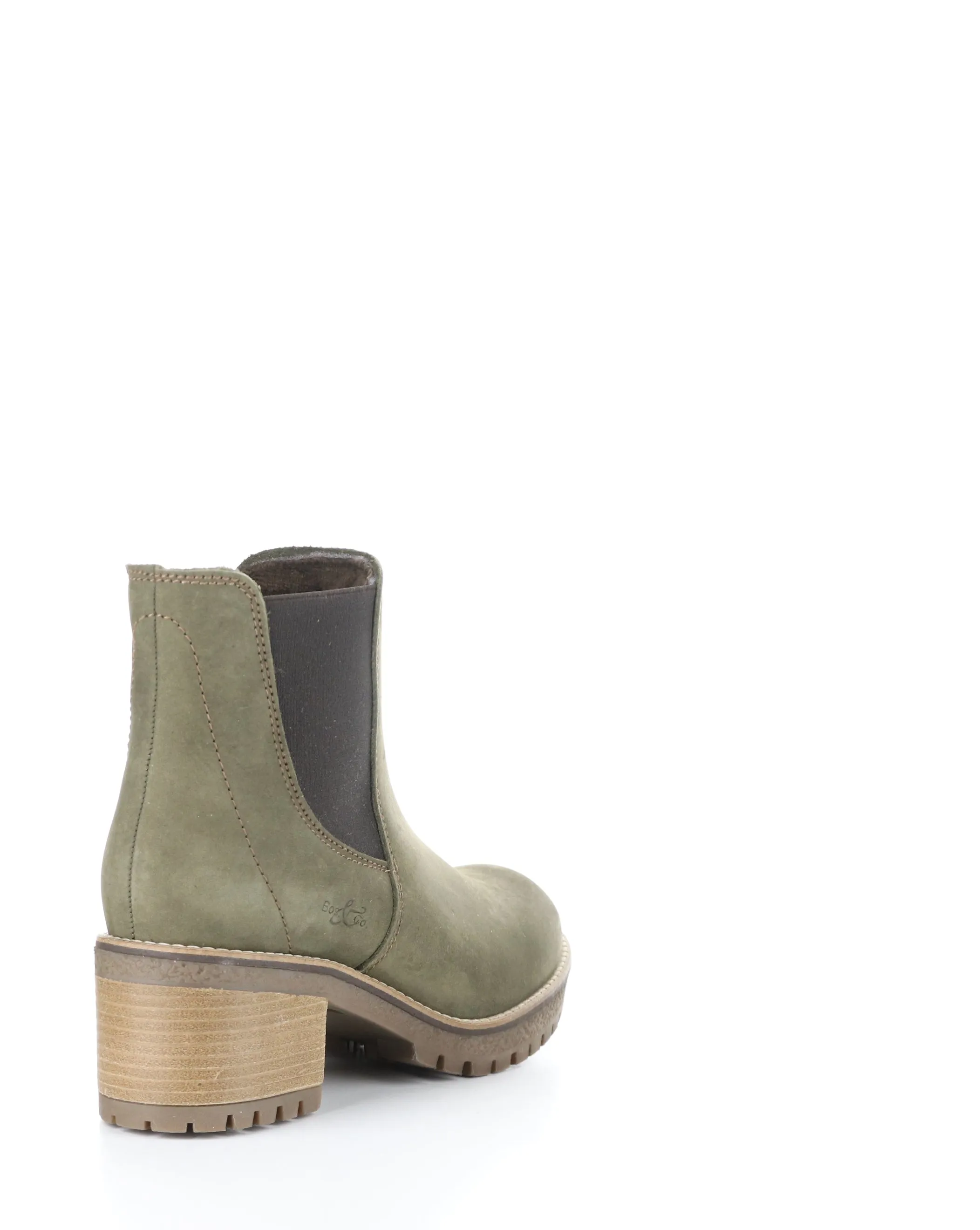 MASS SAGE/DK BROWN Elasticated Boots