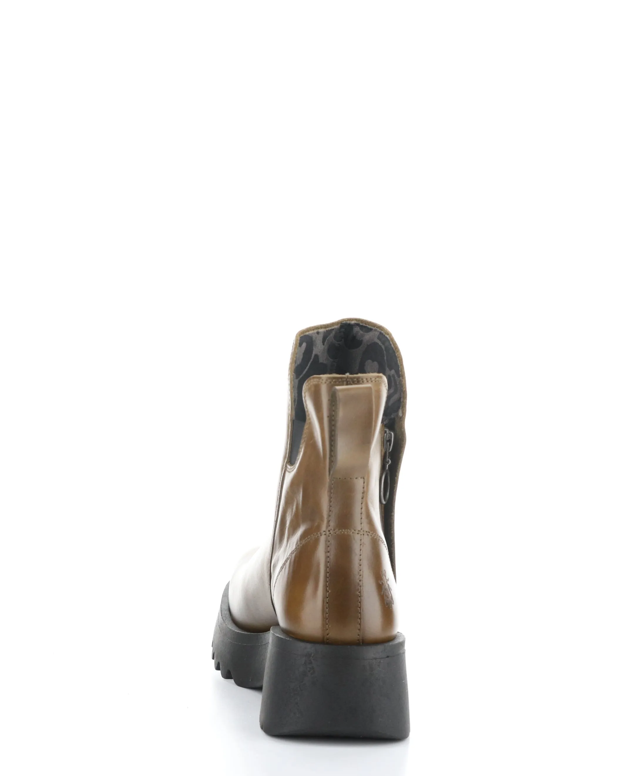 MUZZ977FLY 002 CAMEL Round Toe Boots