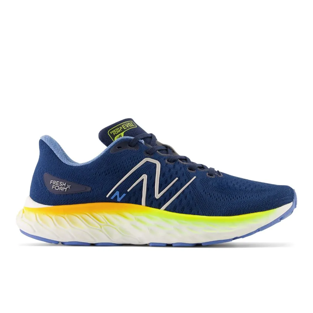 'New Balance' Men's Fresh Foam X EVOZ v3 - NB Navy w/Heritage Blue & Cosmic Pineapple