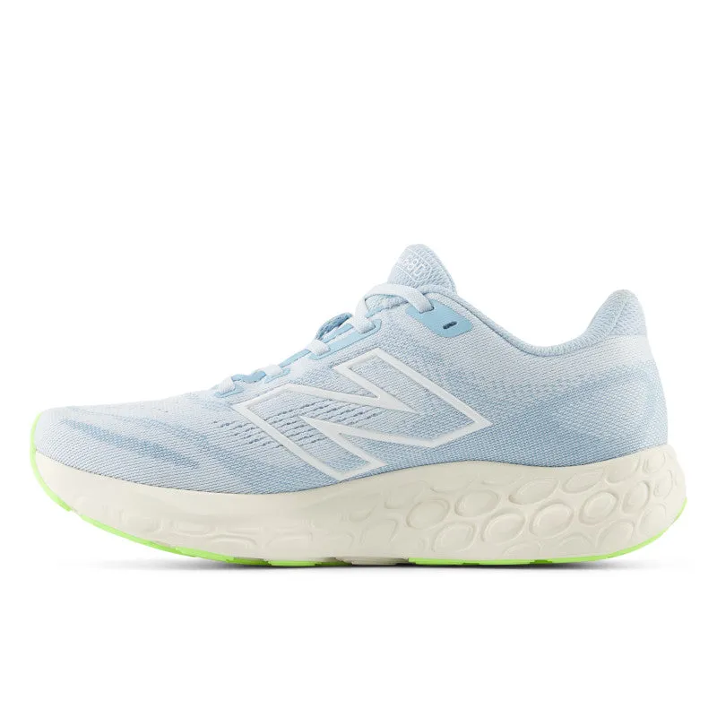 'New Balance' Women's Fresh Foam 680v8 - Quarry Blue / Chrome Blue / Sea Salt