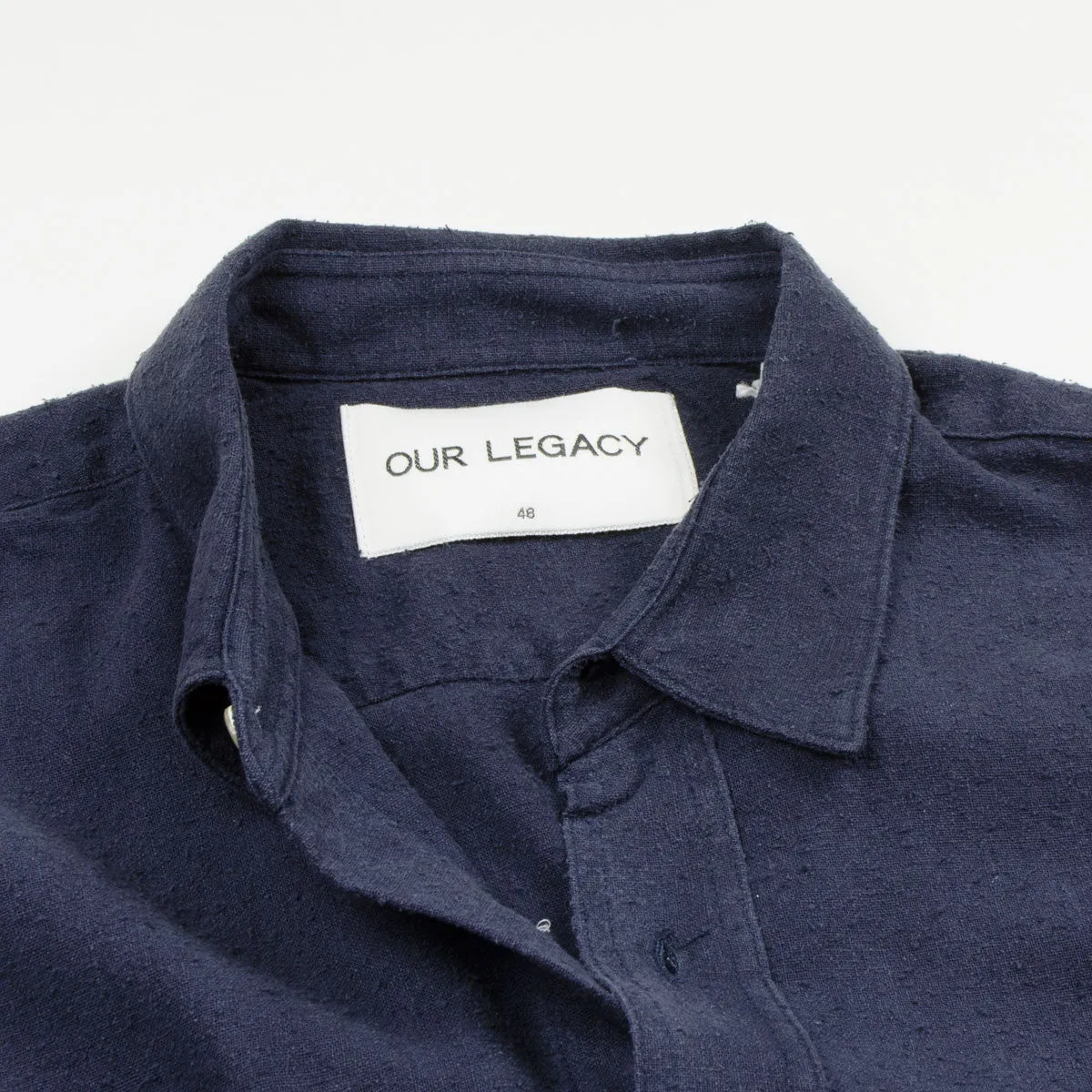 Our Legacy - Classic Shirt - Navy Silk