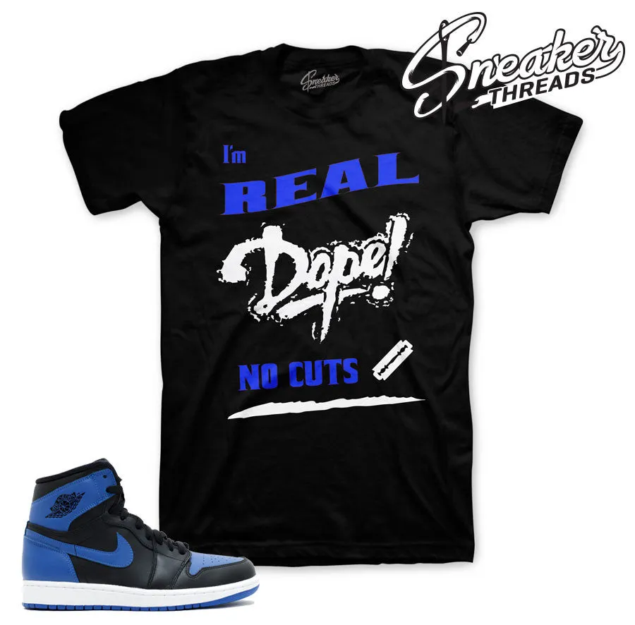 Retro 1 Royal No Cuts Shirt