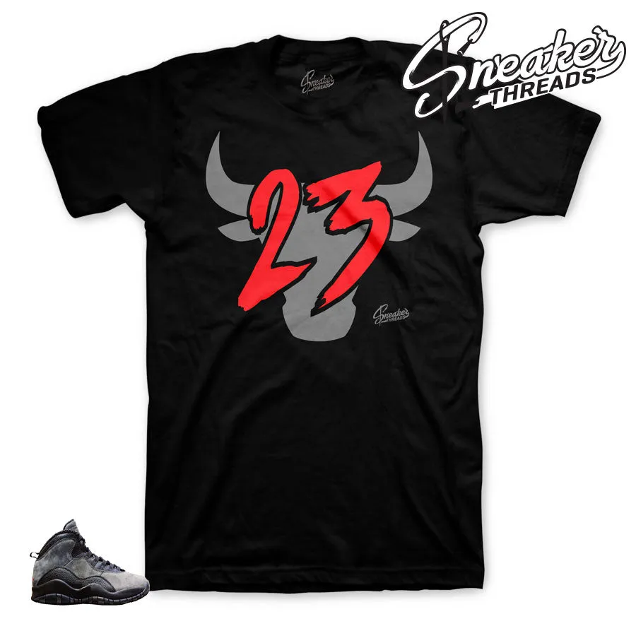 Retro 10 Shadow Bull 23 Shirt