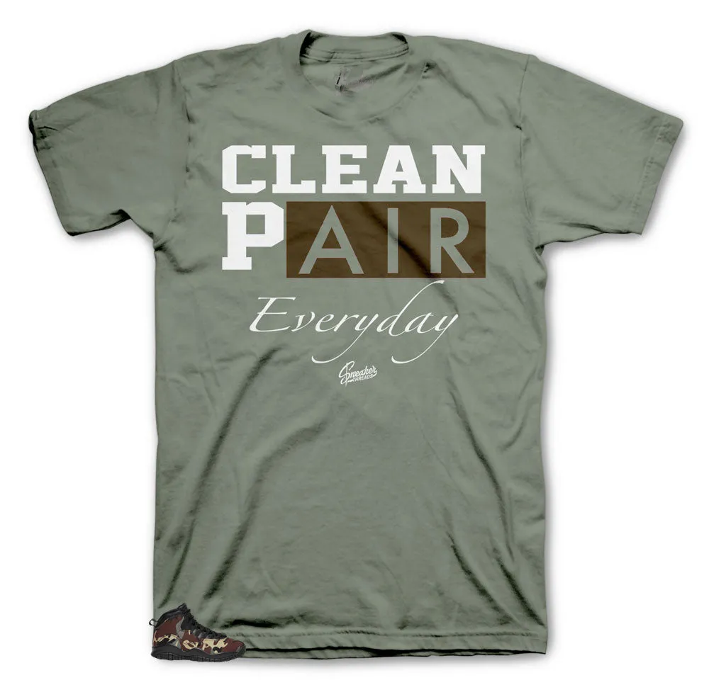 Retro 10 Woodland Camo Everyday Shirt