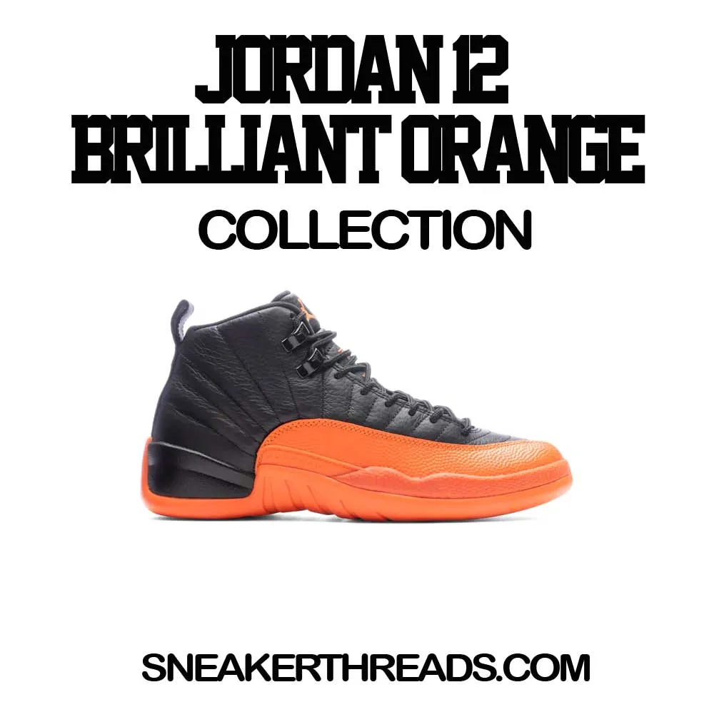 Retro 12 Brilliant Orange Goat Shirt