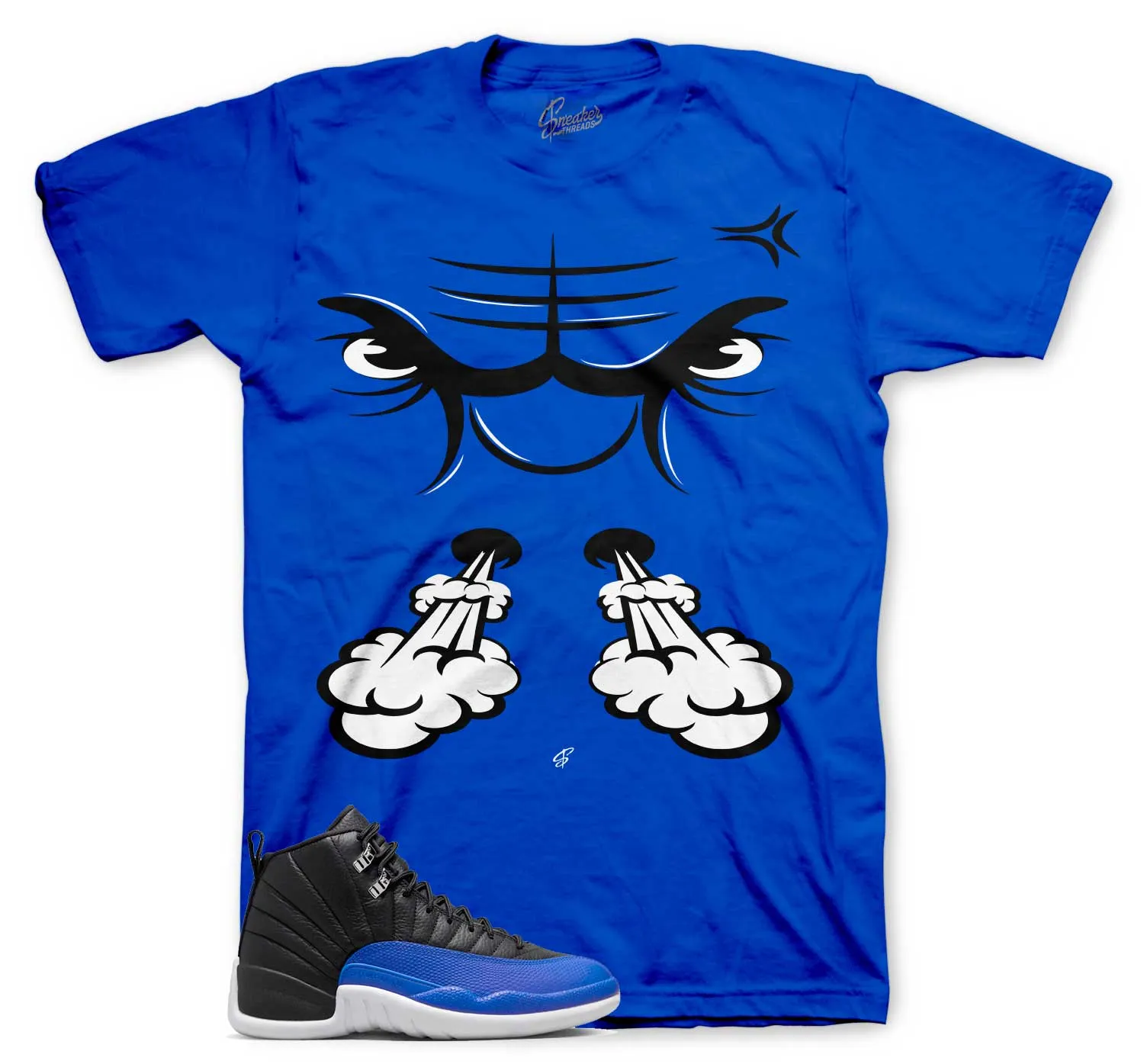 Retro 12 Hyper Royal Raging Face Shirt