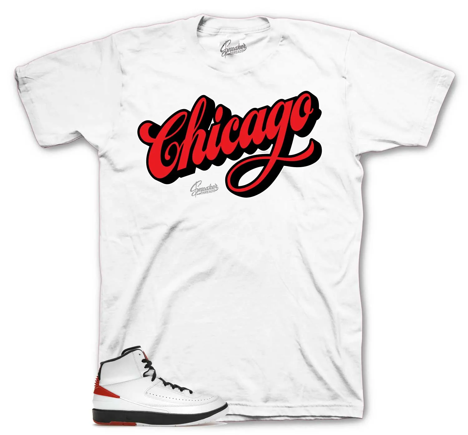 Retro 2 Chicago Script Shirt