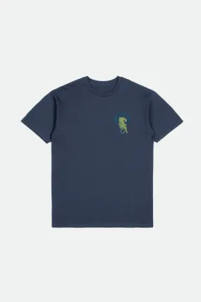 Seeks S/S Standard Tee - Washed Navy