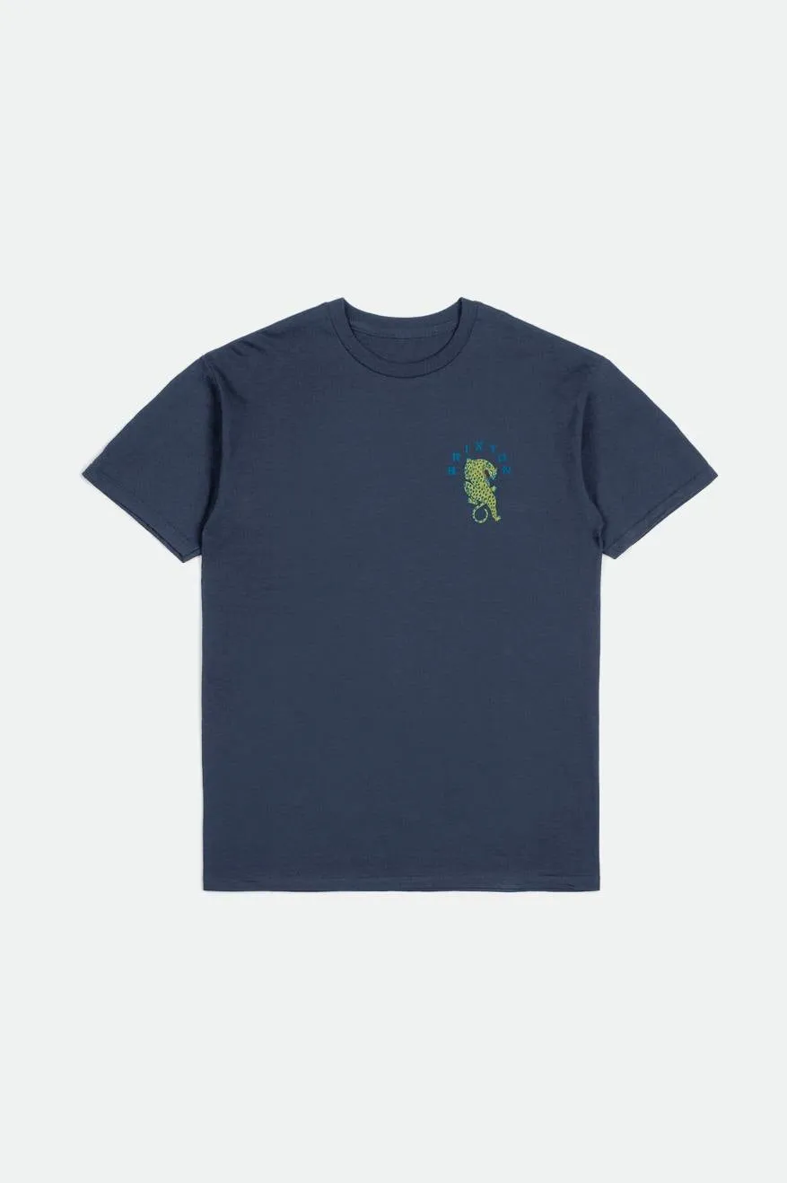 Seeks S/S Standard Tee - Washed Navy