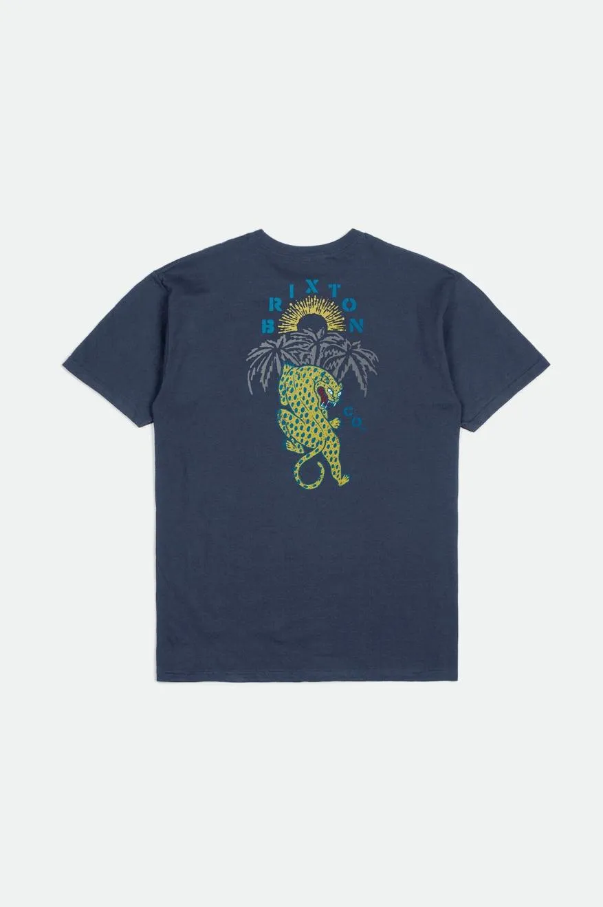 Seeks S/S Standard Tee - Washed Navy