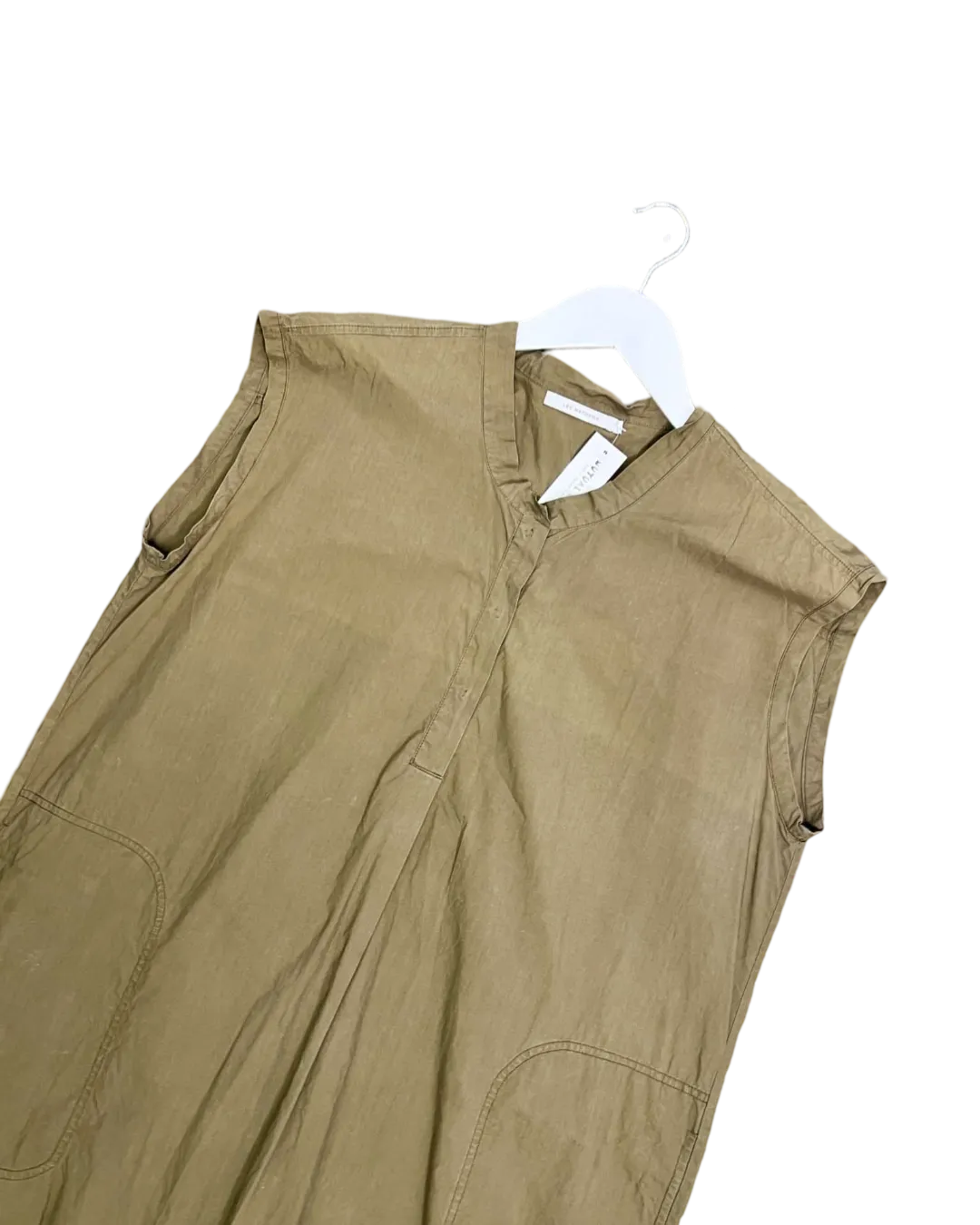 Size 14 (4) - Lee Mathews Khaki Cotton Dress