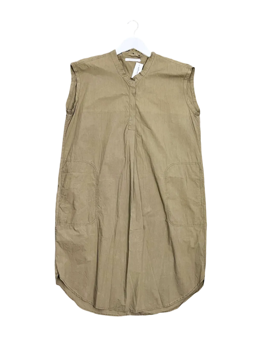 Size 14 (4) - Lee Mathews Khaki Cotton Dress