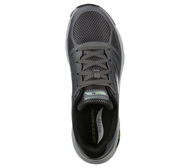 'Skechers' Men's Arch Fit-Charge Back - Charcoal / Black