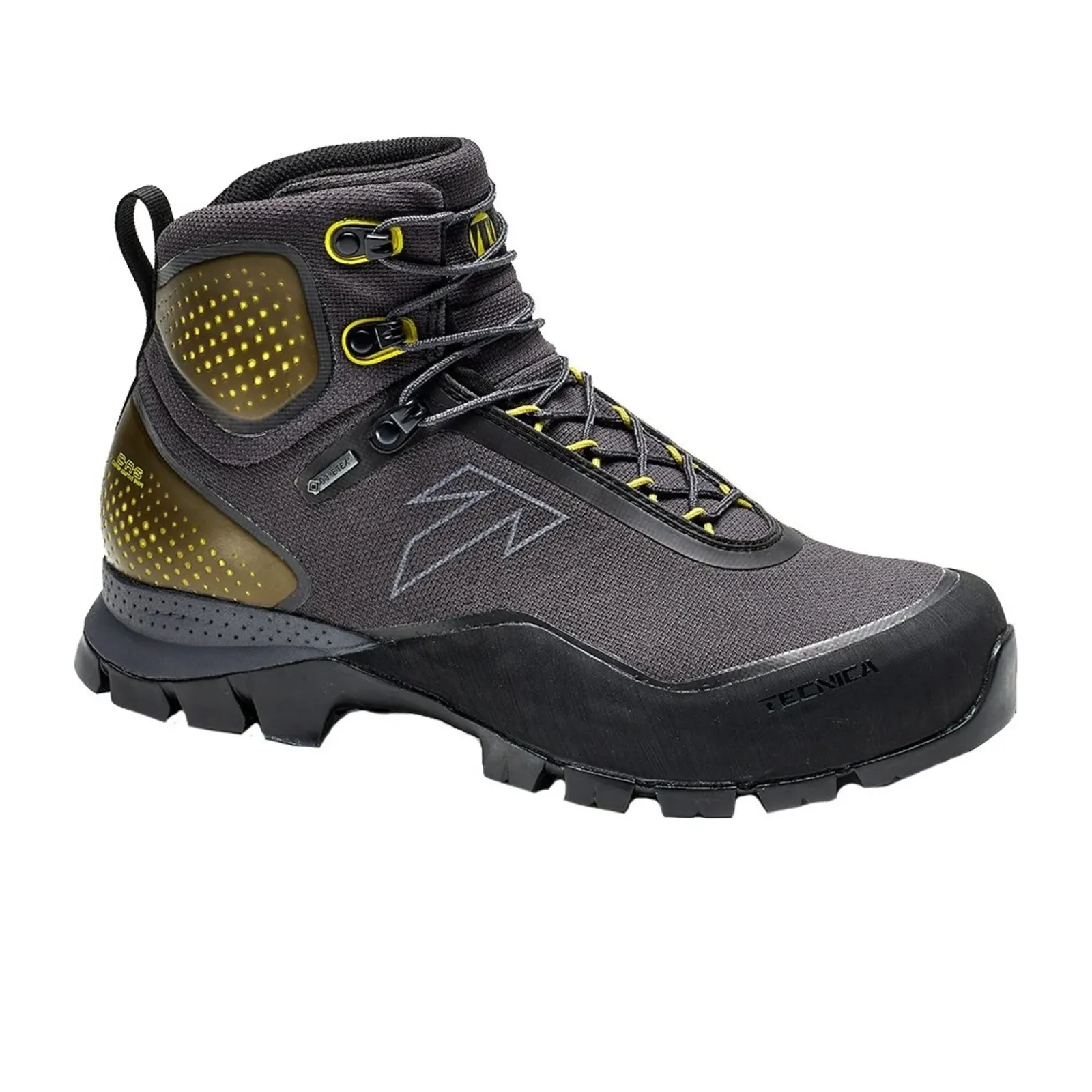 Tecnica Forge S GTX Mid Hiking Boot (Unisex) - Asphalt/Green